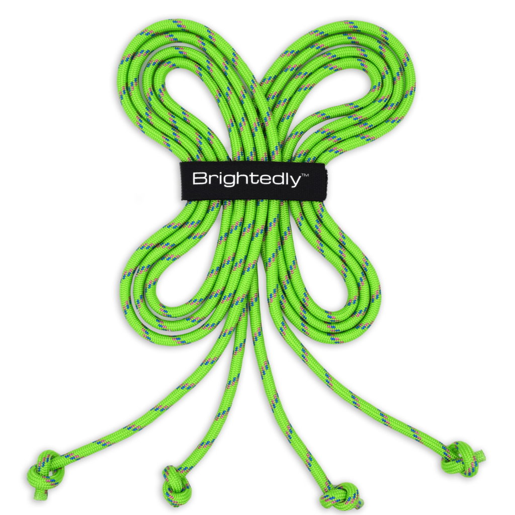 Brightedly 16ft (5m) Double Dutch Jump Rope Set - Green